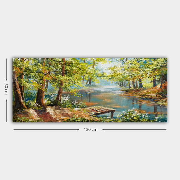 Wallity Lienzo Decorativo Multicolor 50 x 120 cm Wallity Lienzo Decorativo Multicolor 50 x 120 cm